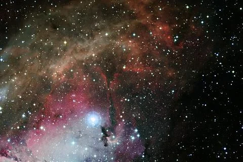 Cosmic landscape. Nebula. Elements of this image furnished by NASA Stock Photos