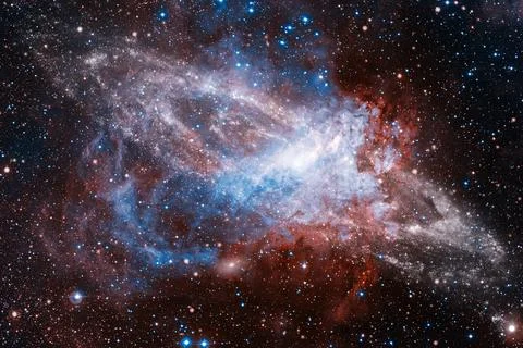 Cosmic landscape. Nebula. Elements of this image furnished by NASA Stock Photos