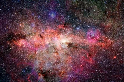Cosmic landscape. Nebula. Elements of this image furnished by NASA Stock Photos
