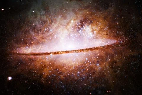 Cosmic landscape. Nebula. Elements of this image furnished by NASA Stockfoto's