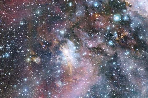 Cosmic landscape. Nebula. Elements of this image furnished by NASA Fotos Stock