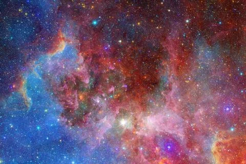  Cosmic landscape. Nebula. Elements of this image furnished by NASA Outer ... Stock Photos