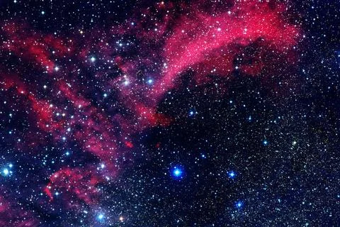  Cosmic landscape. Nebula. Elements of this image furnished by NASA Outer ... Foto stock