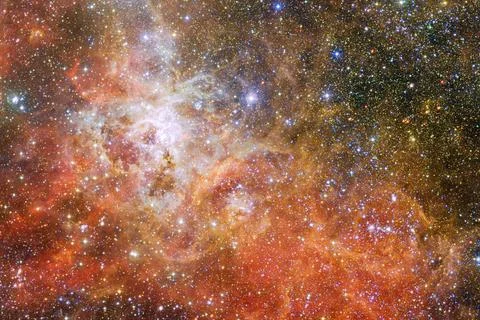  Cosmic landscape. Nebula. Elements of this image furnished by NASA Outer ... Foto stock