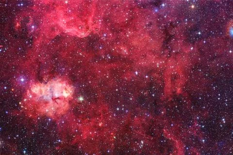 Cosmic landscape. Nebula. Elements of this image furnished by NASA Outer s... Stock Photos