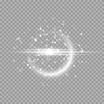 Cosmic light rays Stock Illustration