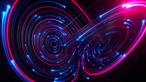 Cosmic Light Trails Motion Background Loop Animated Stock Footage 321008998