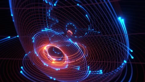 Cosmic Light Trails Motion Background Loop Animated Stock Footage 321008999
