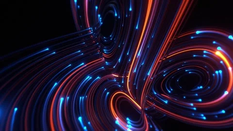 Cosmic Light Trails Motion Background Loop Animated Stock Footage 321009013