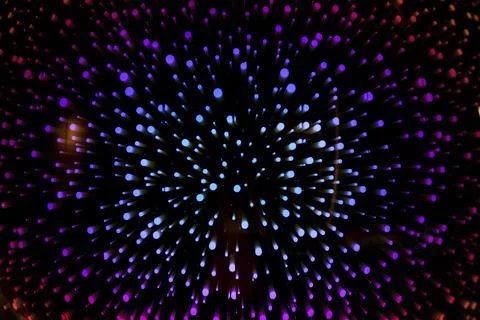 Cosmic lights magic. Abstract space background. Stock Illustration