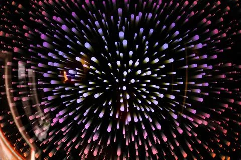 Cosmic lights magic. Abstract space background. Photo. Stock Illustration