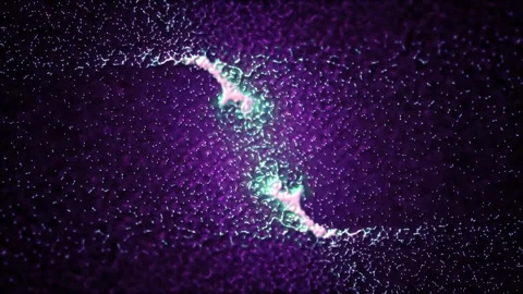 Cosmic matter consisting of plasma emits energy Stock Footage 277577646