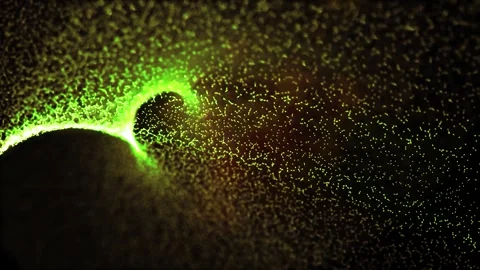 Cosmic matter consisting of plasma emits energy Stock Footage 277577719