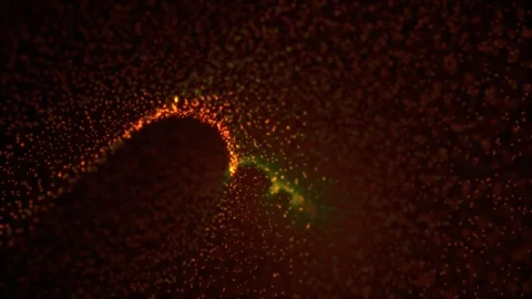 Cosmic matter consisting of plasma emits energy Stock Footage 277659780