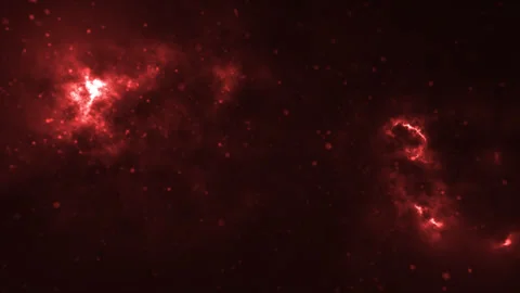Cosmic modern stylish flickering light source, red animated background Stock Footage 252988309