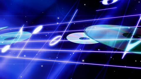 Cosmic music Stock Footage 85671293