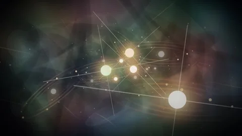 Cosmic Nebula Formation Loop - Glowing Particle Energy Line Backdrop Stock-Footage 341868946