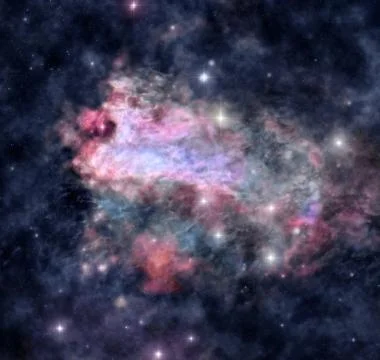 Cosmic nebula Foto stock