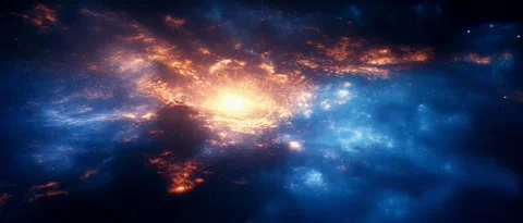 Cosmic nebula shuttle cycle background 스톡 동영상 301361013