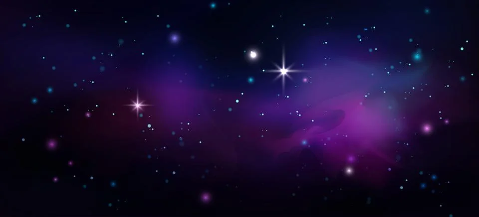 Cosmic nebula space background イラスト素材