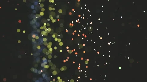 The cosmic particles falling in the air. slow motion Stock Footage 160068248