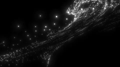 Cosmic path. Digital background. Seamless loop. Stock Footage 101884430