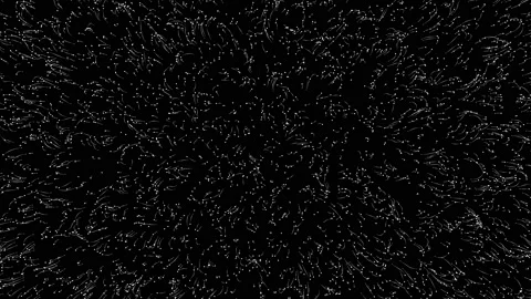 Cosmic paths of white particles. Stock Footage 120612344