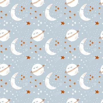 Cosmic pattern Stock Illustration