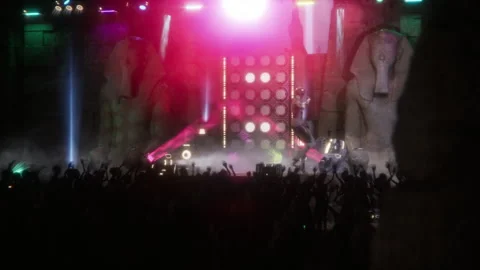 Cosmic performance by mummy queen for your next song Stock Footage 294051680