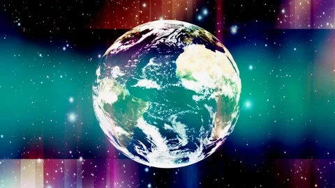 Cosmic planet abstract Video stock 82250519