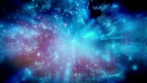 Cosmic powers gathering in a ball of light and spreading Vidéo 138546440