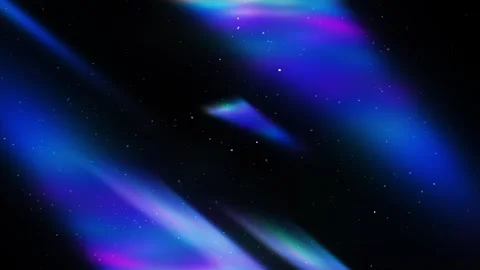 Cosmic Prism Aurora Background Featuring Holographic Light Refraction Stock Footage 340918175