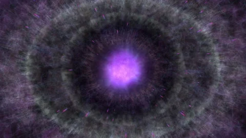 Cosmic Purple Vortex Background With Central Light for Abstract Space Projects 库存影片 318153609
