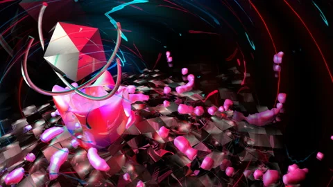 Cosmic Puzzle 4K 03 Stock Footage 114181263