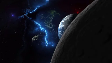 Cosmic radiation blast Stock Footage 86237399