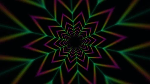 Cosmic rainbow vortex background shows colorful motion Stock Footage 342423247
