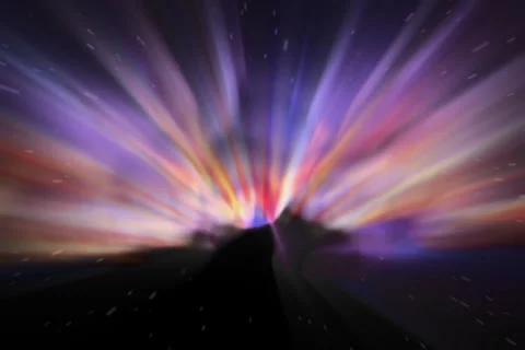 Cosmic Ray Energy Background Stock Footage 888146