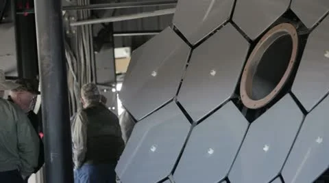 Cosmic Ray mirror telescope array P HD 9039 Stock Footage 10805268