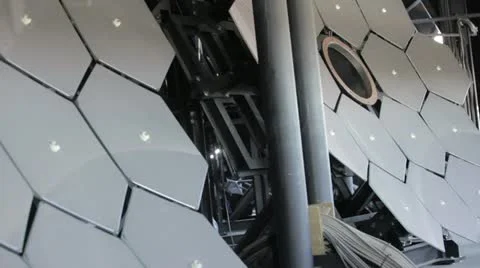 Cosmic ray telescope array receiver P HD 9043 Stock Footage 10805350