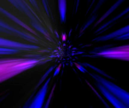 Cosmic rays Stock Illustration