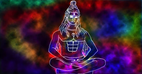 This is the pictures of Cosmic shiva which shows that why he is also known  as the alien according to some people because he is infinite and the father  of the universe