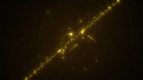 Cosmic space of particles. Galaxy glowing. Abstract form particle Stock Footage 308103738