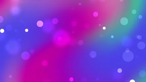Cosmic Sparkle – Floating Particles in Purple &amp; Teal Hues Stock Footage 310641934