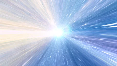 Cosmic speed light in the space hyperspace Stock Footage 251093938