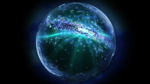 Cosmic sphere 03 Stock Footage 303303162