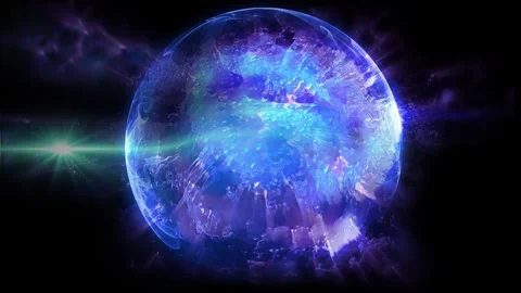 Cosmic sphere 03 Stock Footage 303303362