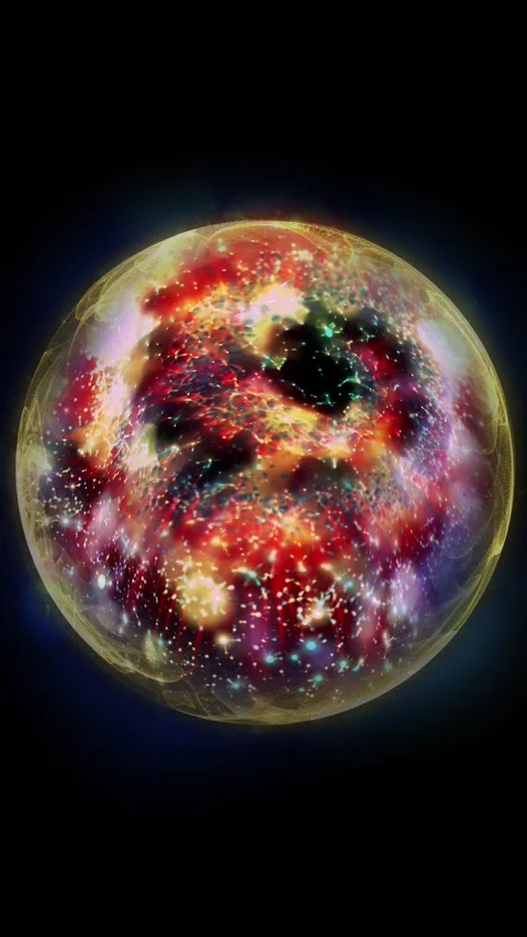 Cosmic sphere 03 Stock Footage 303304202