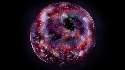 Cosmic sphere 03 Stock Footage 303304257