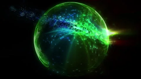 Cosmic sphere 03 Stock Footage 303305002