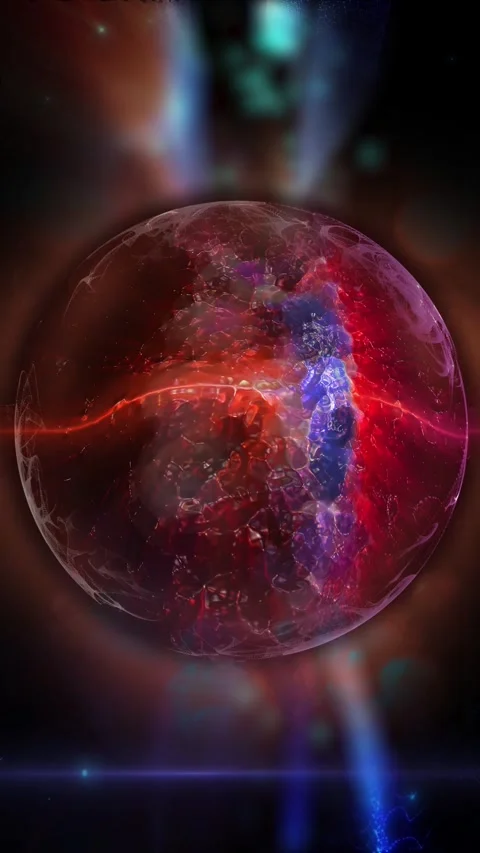 Cosmic sphere 03 Stock Footage 303305086